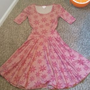 Lularoe poinsettia Dress